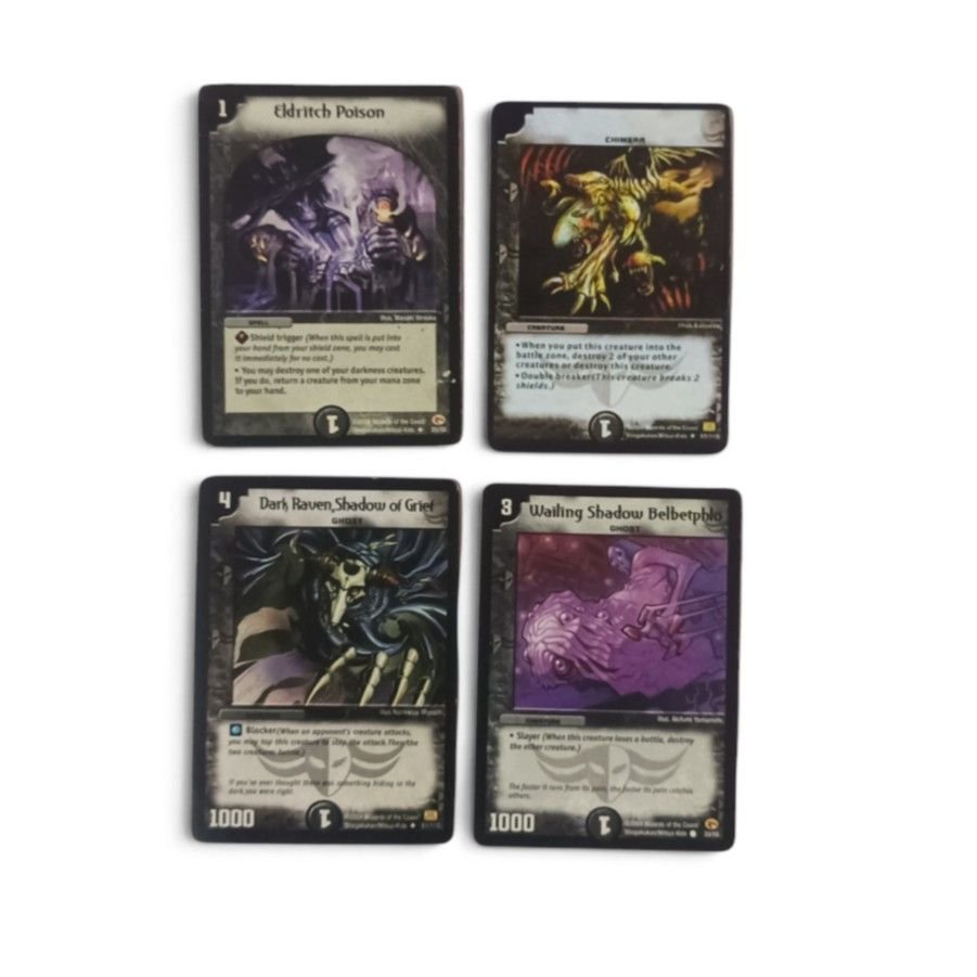 Paket 4 Kartu Duel Masters Trading Card Game Original - Civilization Darkness