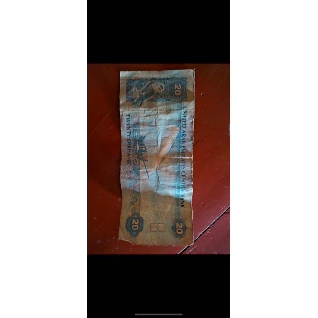 Uang arab 20 dirham