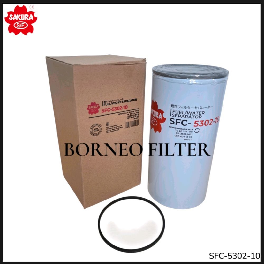 SFC-5302-10 Sakura Fuel Filter R160T SFR1610FW FS19914 J8621160 JFC-88070 FS20375 MX908543 P955606 J