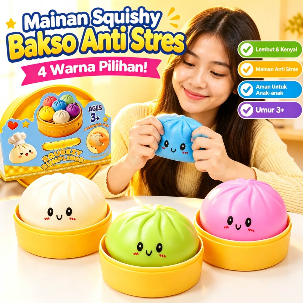 squishy dumpling viral stress balls squishy squisy mainan anak mainan anti stress squishy balls anti