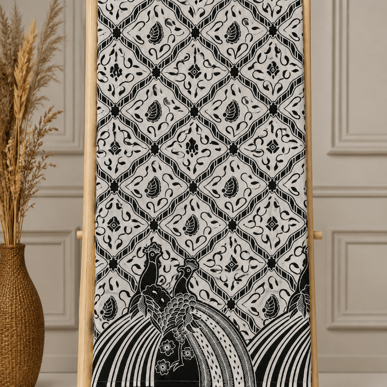 Kain Batik / Kain Batik Merak / Jarik Lembaran Merak / Jarik Lesti