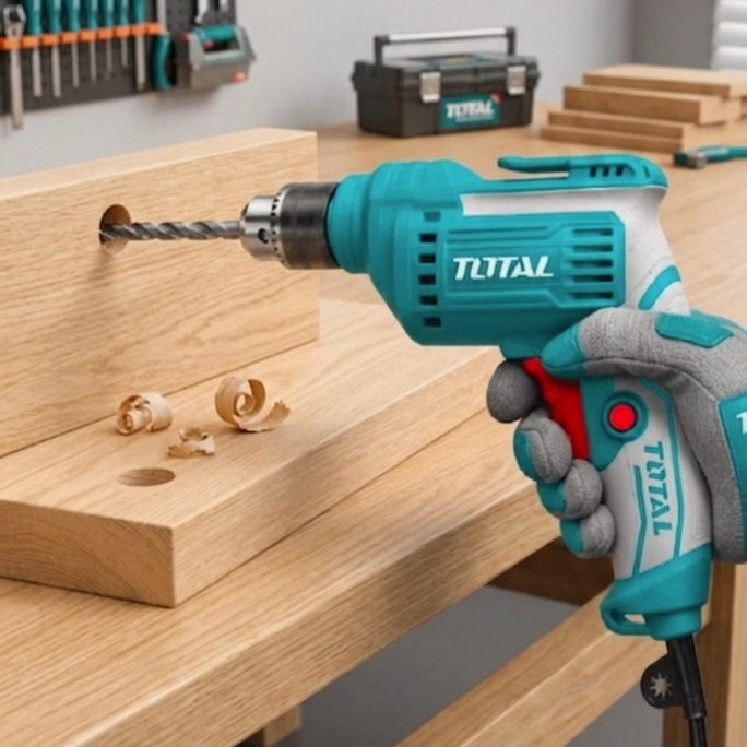 TOTAL TD2051026, Bor listrik, TOTAL 500W 10mm