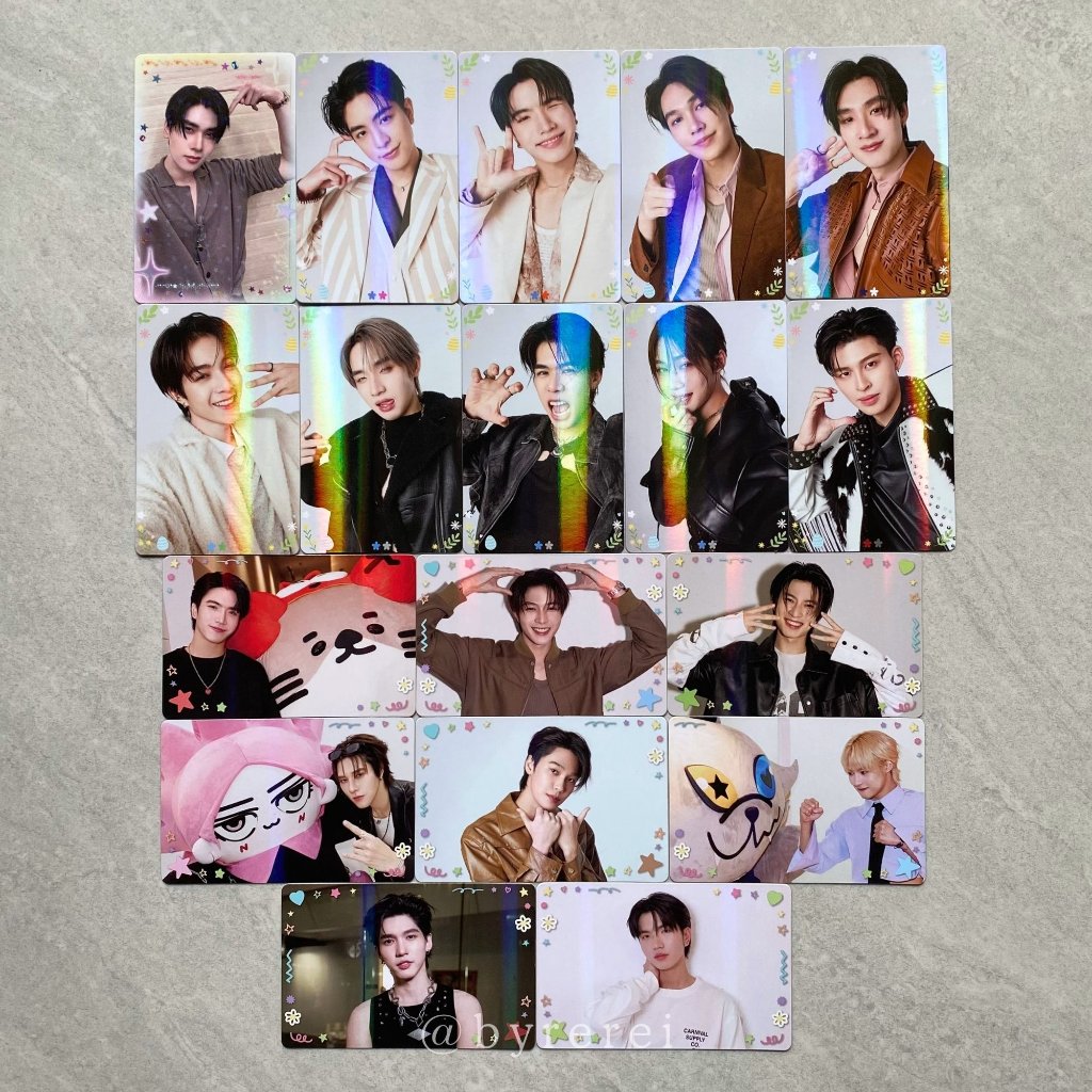 Osaka Tokyo Taipei GMMTV Official Collectible Card  CC PC HFB Sea Talay Keen Chokun Aston Nani Dew T