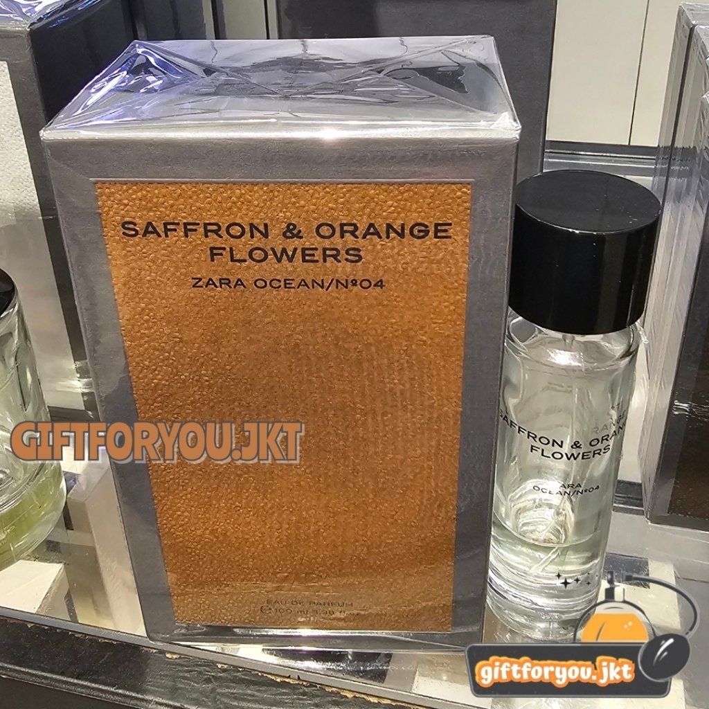Parfum Zara Saffron & Orange Flowers / Addictive Safron Parfum / Leather Jardin EDP 100 ml Original 