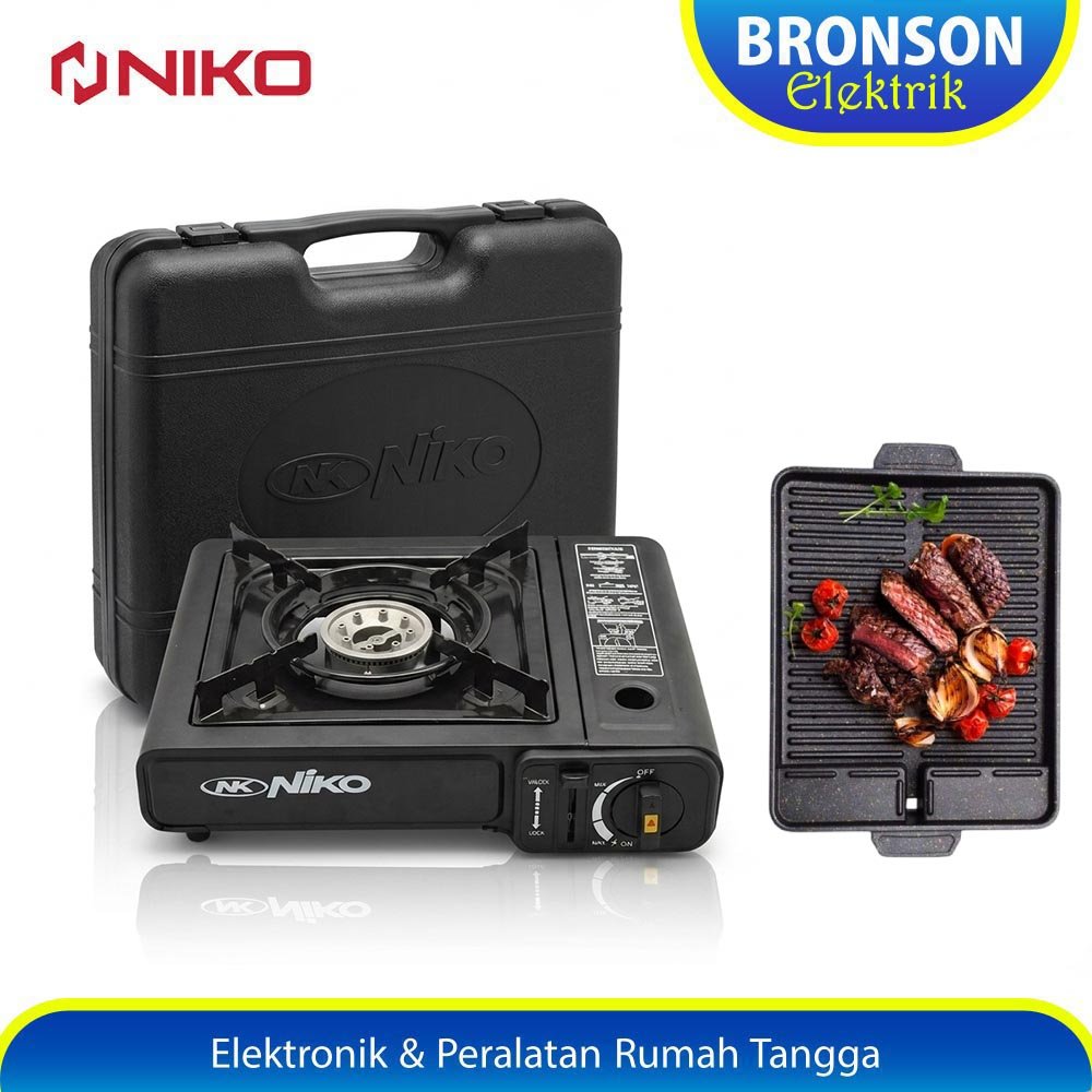 Kompor Camping Portable Niko + GSF GRILL BBQ KOTAK / NIKO KOPER NK 268 / NK268 / NK 268 C