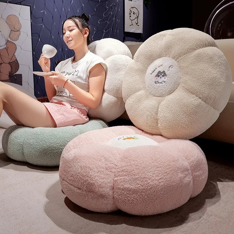 Bantal Bunga Kursi Kantor , Kursi Santai, Sandaran Mobil , Bantal Futon Bermotif Bunga , Jendela Tel