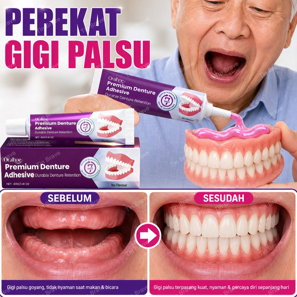 lem gigi palsu tahan lama lem gigi permanen kuat tahan lama lem gigi palsu permanen perekat gigi pal