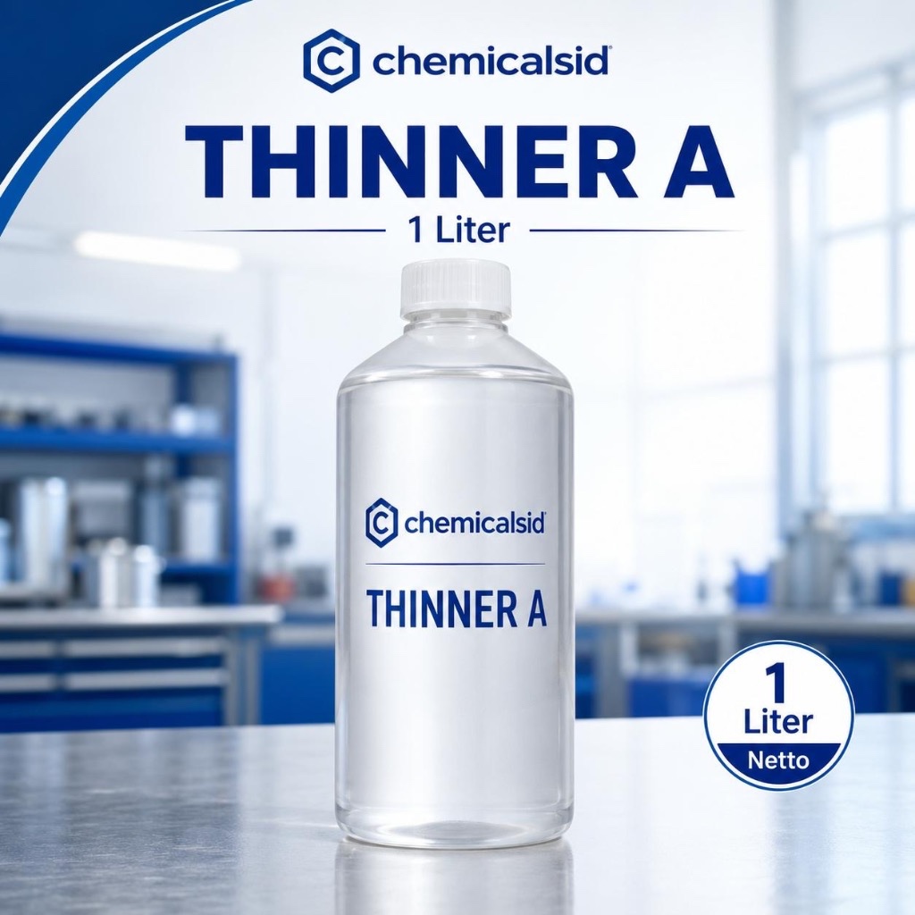 Thinner A 1 Liter Pengencer Cat Duco Kayu Besi Enamel Primer Top Coat Finishing Otomotif Furniture I