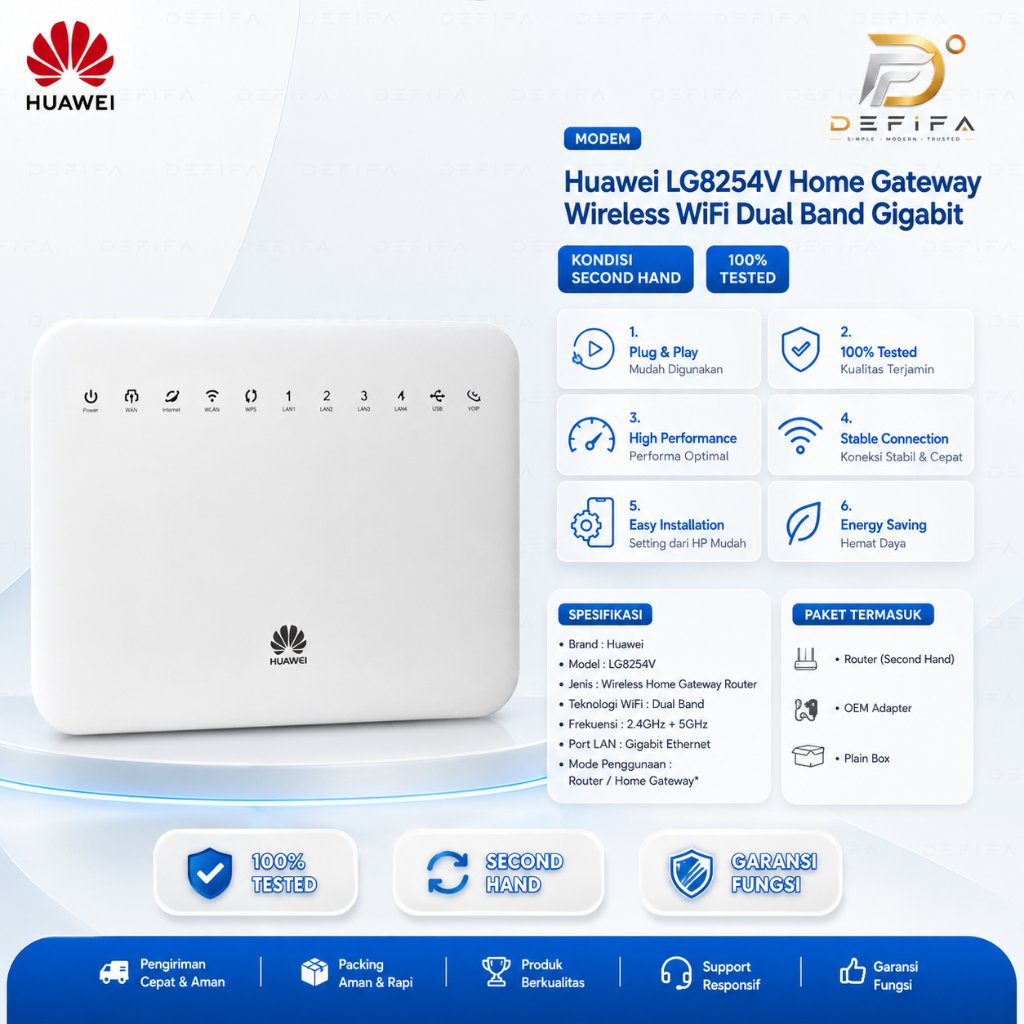 Huawei LG8245V WiFi Router Dual Band | Home Gateway | Gigabit | Wireless