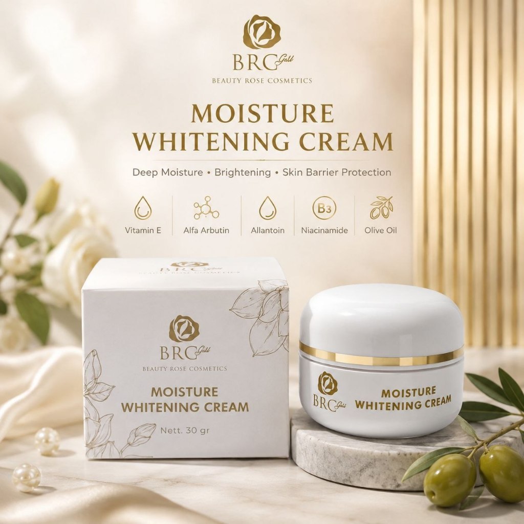 Moisture Whitening Cream - BRC GOLD COSMETICS Beauty Rose