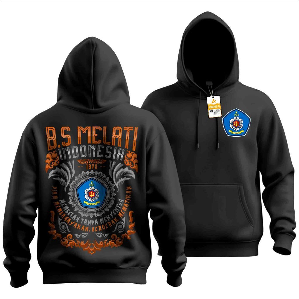 Hoodie BS Melati 1978 - Big Family BSM Budi Suci Melati Indonesia Kaos BS Melati