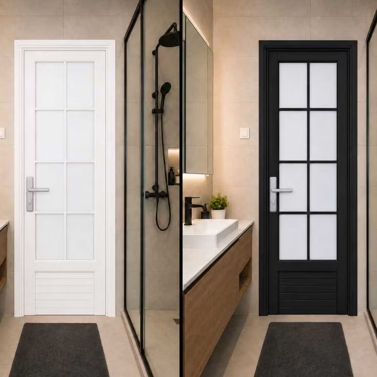 Pintu kamar mandi UPVC EDEN/AMERITECH/MINIMALIS  70x198 + Kusen 003 / 059 / 060 / B004 /107/109 - ME