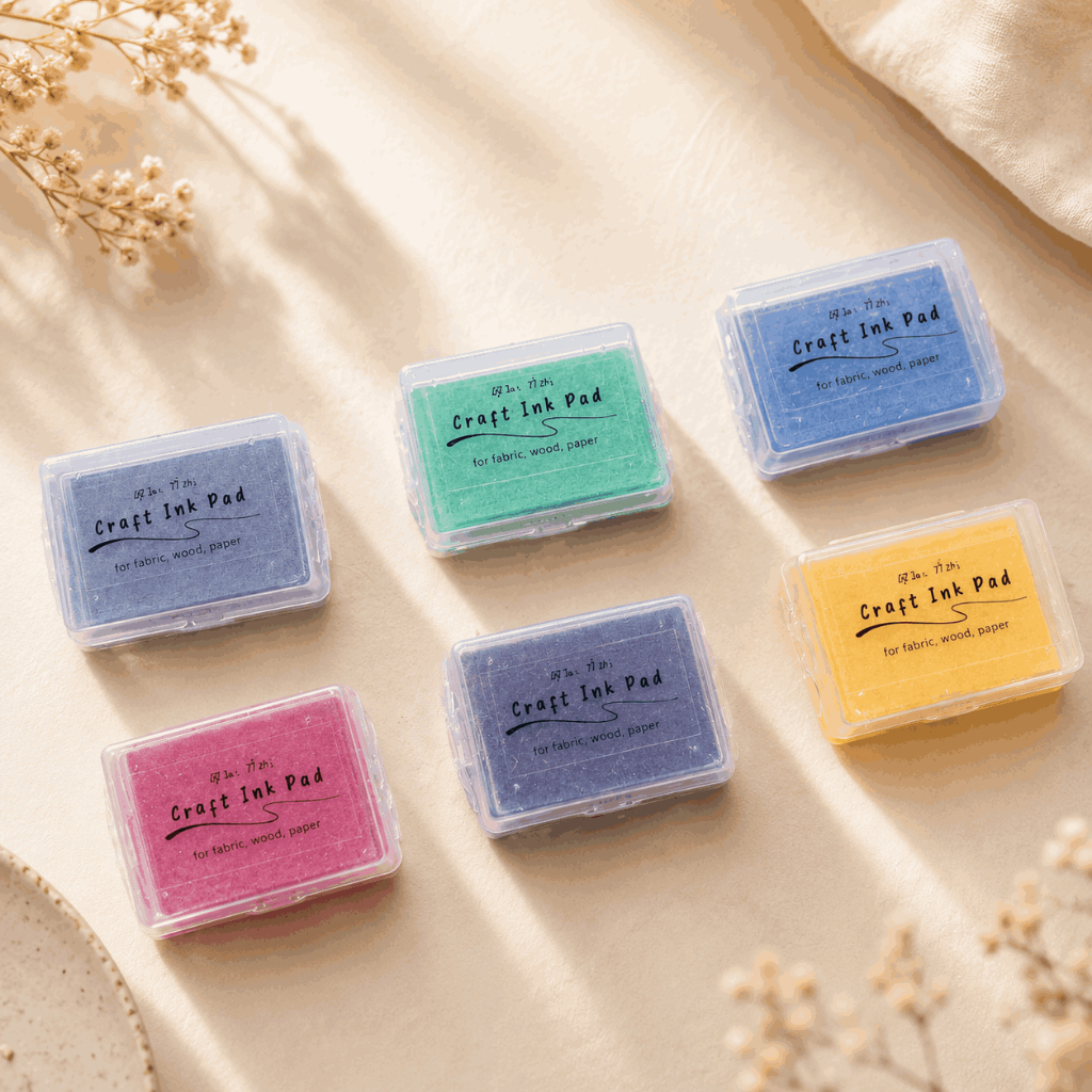 Craft Ink Pad Color – Bantalan Tinta Stempel untuk Fabric, Wood & Paper