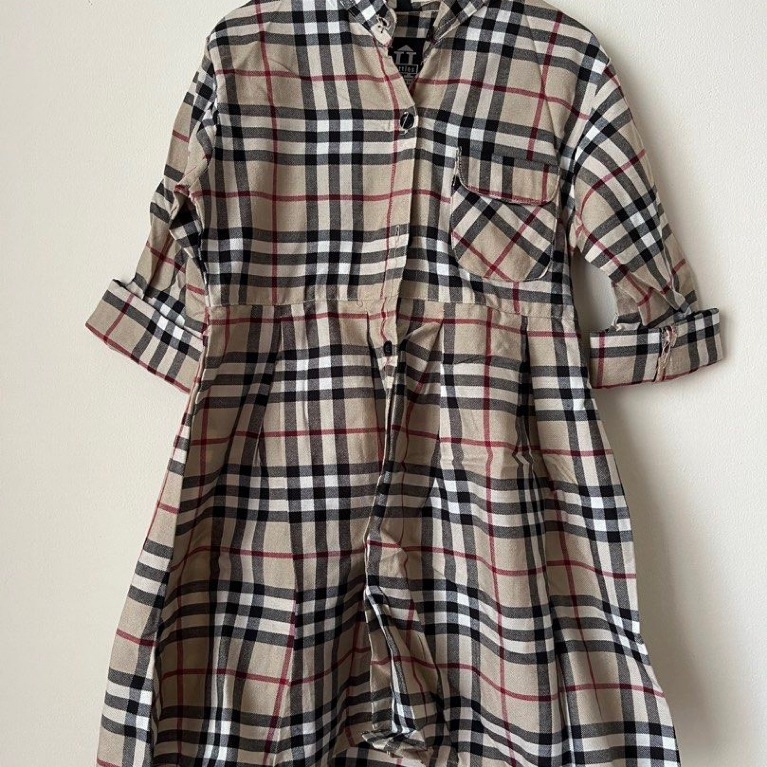 Preloved Burberry Girl Dress Anak