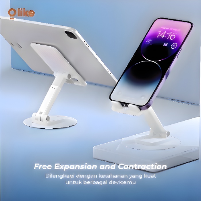 OLIKE HC9 360° Holder Meja Kerja HP Tablet Fleksibel