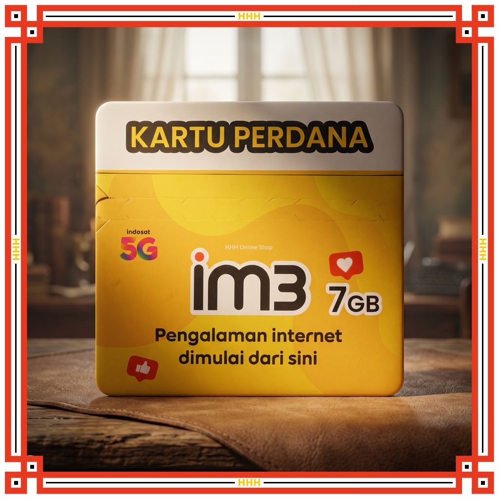 Kartu Perdana IM3 Kuota 7GB | Indosat 5G Lancar dan Stabil Sinyalnya