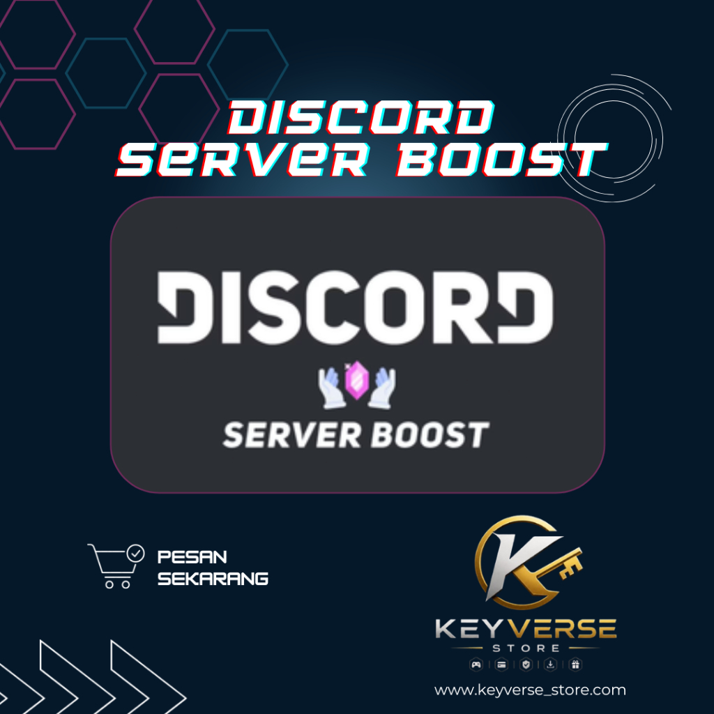 Discord Server Boost | 1 Bulan / 3 Bulan