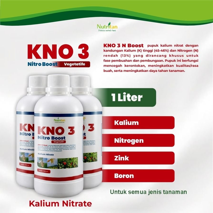 Nutritan KNO 3 Nitro Boost 1L Untuk Vegetatif