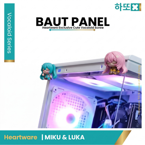 Baut Panel PC Case Tema Vocaloid Series Miku Luka Hiasan Tutup Baut Case Komputer Custom Dekorasi#HW