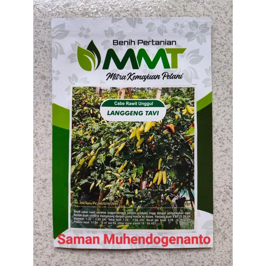 Benih Cabe Rawit LANGGENG TAVI 10 gram Mitra Merdeka Tani - Bibit Cabai Rawit LANGGENG TAVI
