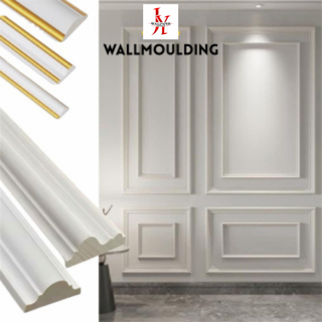 PROMO WallMoulding Premium Quality | Wainscoting Dinding Profil | 290CM