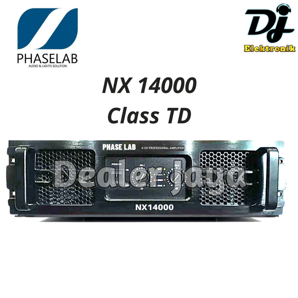Power Ampli Phase Lab / Phaselab NX14000 / NX 14000 - 2 channel