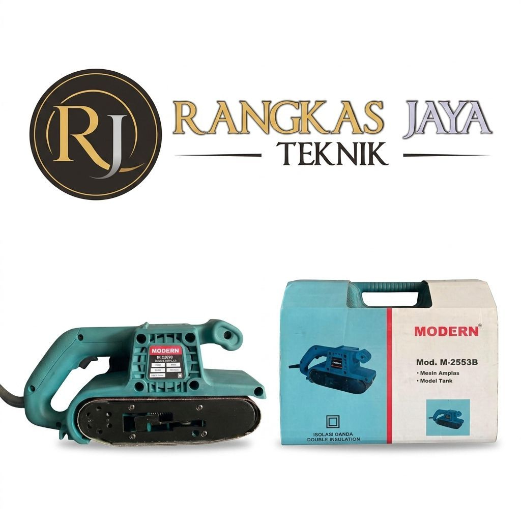 MESIN AMPLAS TANK BELT SANDER M2553B MODERN AMPLAS TANK