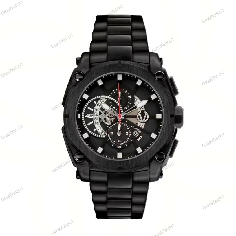 Jam Tangan Pria Christ Verra CV 12201G-16 BLK Original 100% Chronograph Stainless Steel Garansi Resm