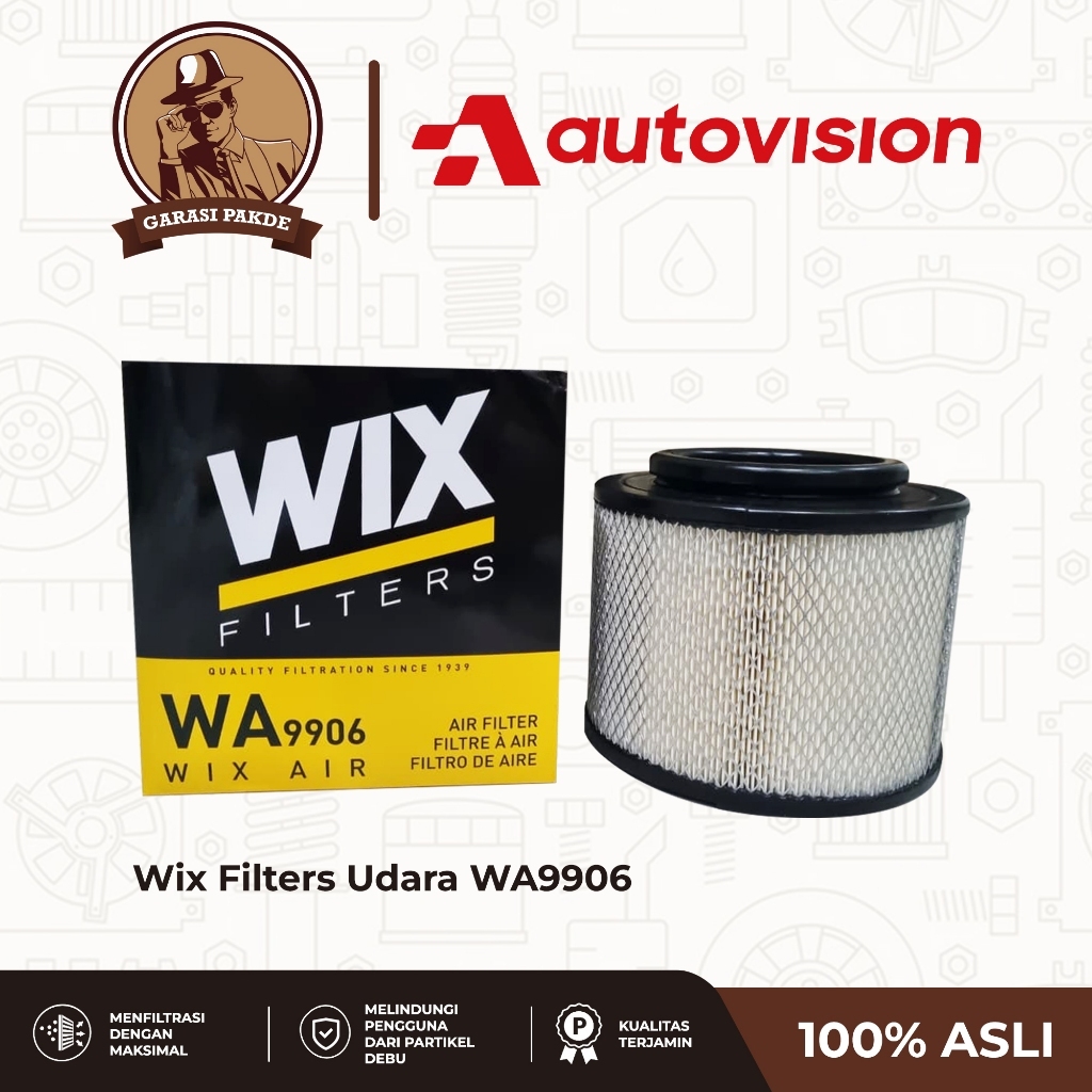 Wix Filters Air Filter WA9906 - Saringan Udara Mobil Ranger Everest Kijang Innova Fortuner Hilux Ori