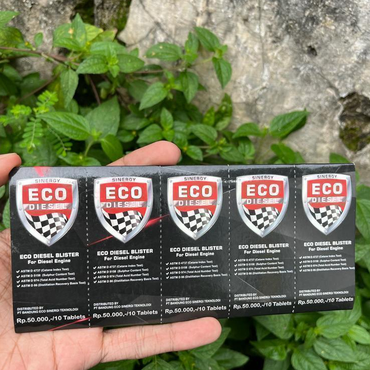 Eco Diesel 1 Blister Isi 50 Penghemat Bahan Bakar Diesel - Eco Racing