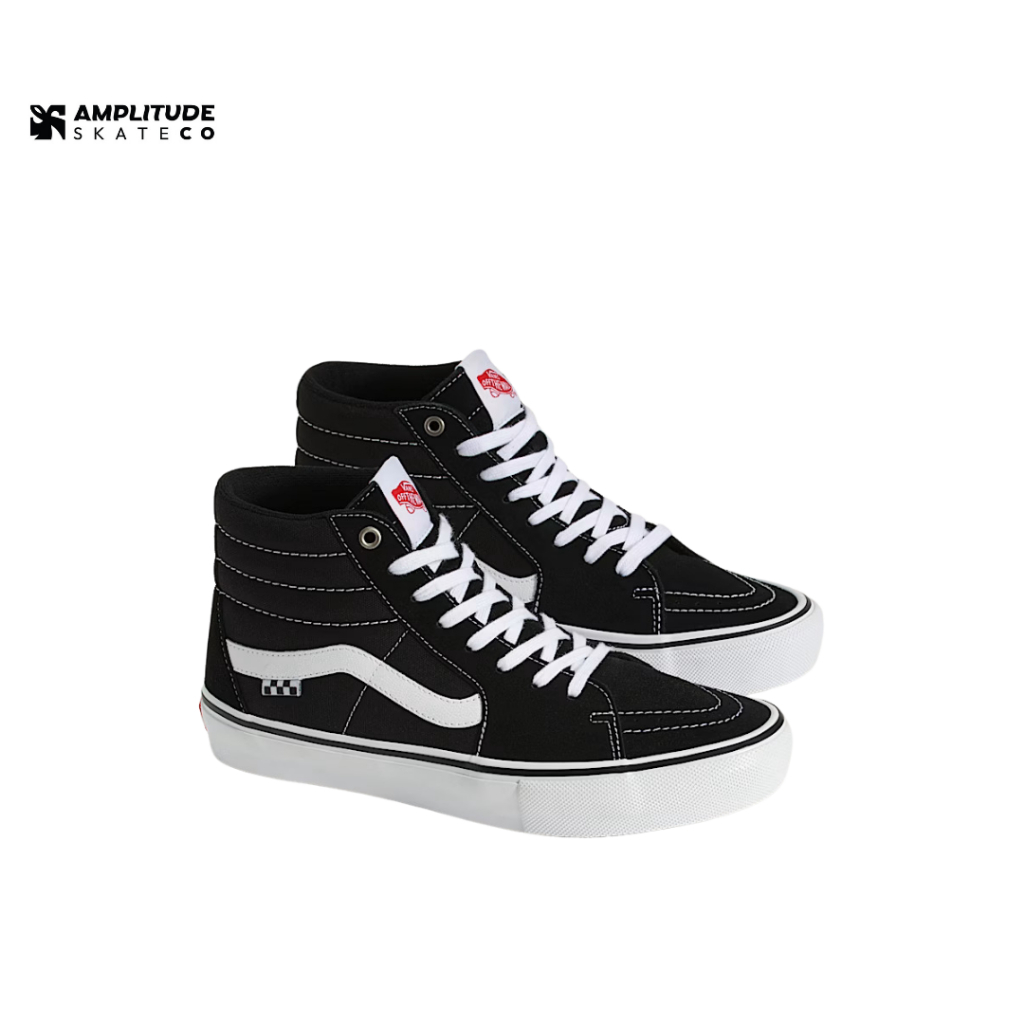 VANS SKATE SK8-Hi BLACK WHITE