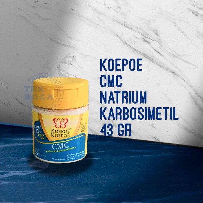Pengental ( 43 Gr Koepoe CMC ) Natrium Karboksimetil Selulosa Bubuk Powder Makanan Minuman