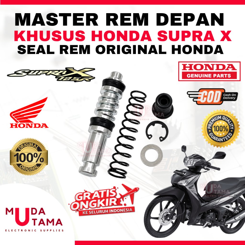 Seal Master Rem Depan HONDA SUPRA X Original - Master Rem Kit SUPRA X Original - Sil Master Rem Depa