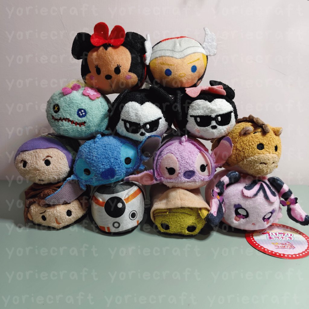 Boneka Disney Tsum-Tsum Original / Tsum-Tsum Toy Story / Tsum-Tsum Stitch / Tsum-Tsum Yoda / Starwar