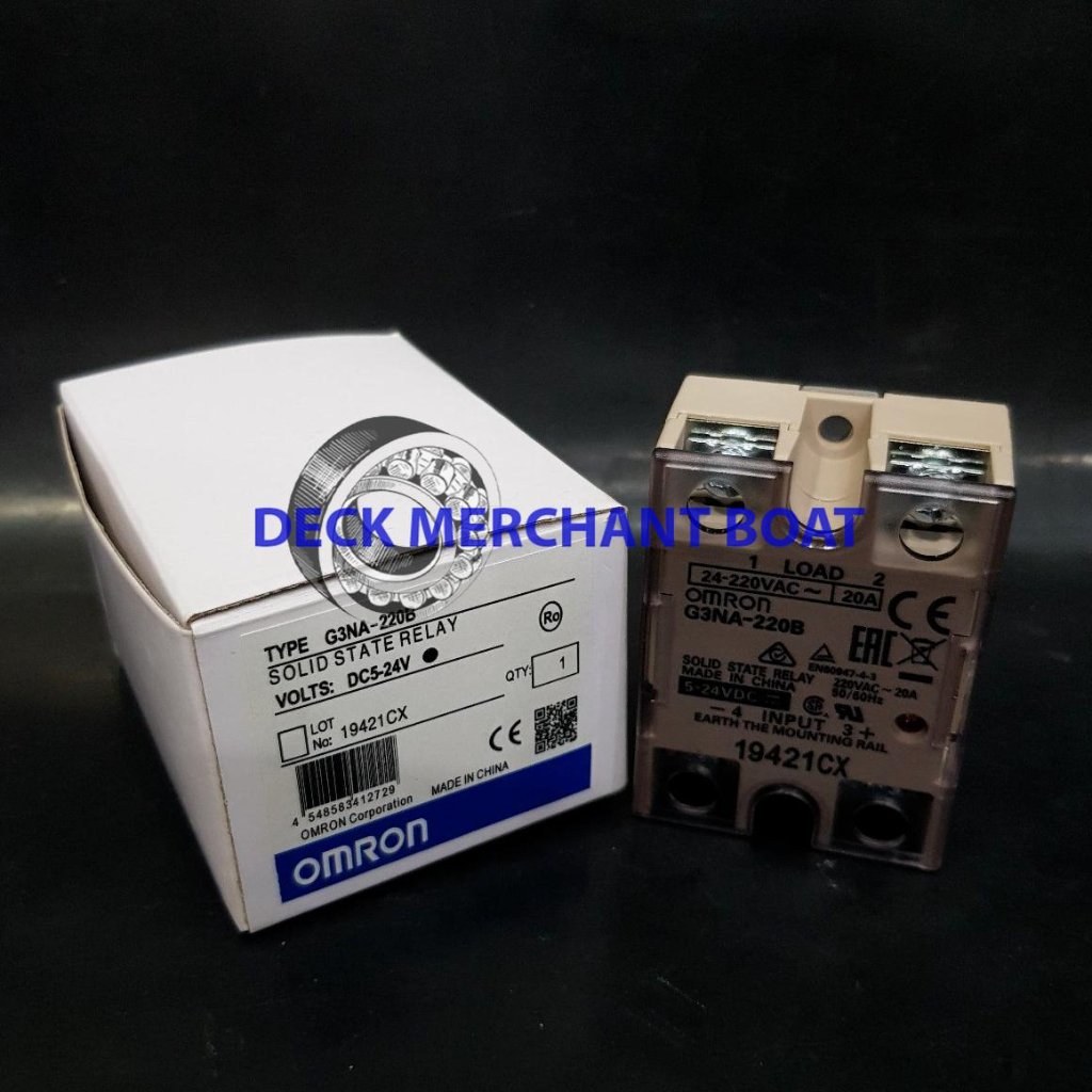 OMRON G3NA-220B Solid State Relay 24-220VAC 20A