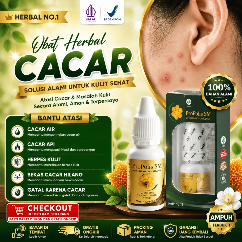 Obat Cacar Air Penghilang Bekas Cacar  Bekas Cacar Hitam, Bintik Berair Bekas Cacar Berlubang Cacar 