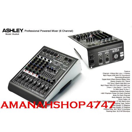 POWER MIXER ASHLEY STUDIO4 ORIGINAL POWER MIXER ASHLEY STUDIO 4
