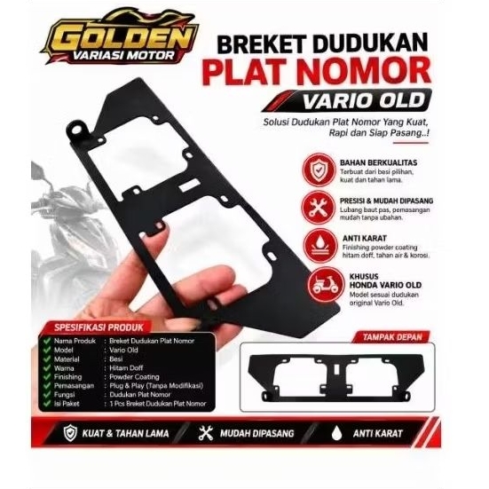BRACKET DUDUKAN LAMPU BILED BREKET LAMPU BILED 2,5 INCH PNP VARIO 125/150 LED OLD / BREKET LAMPU BIL