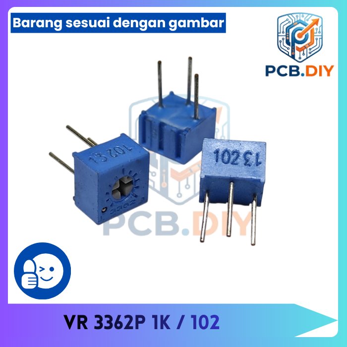 3362P trimpot variabel resistor Presisi 1K 1k 102 3362 p 3362 P 102