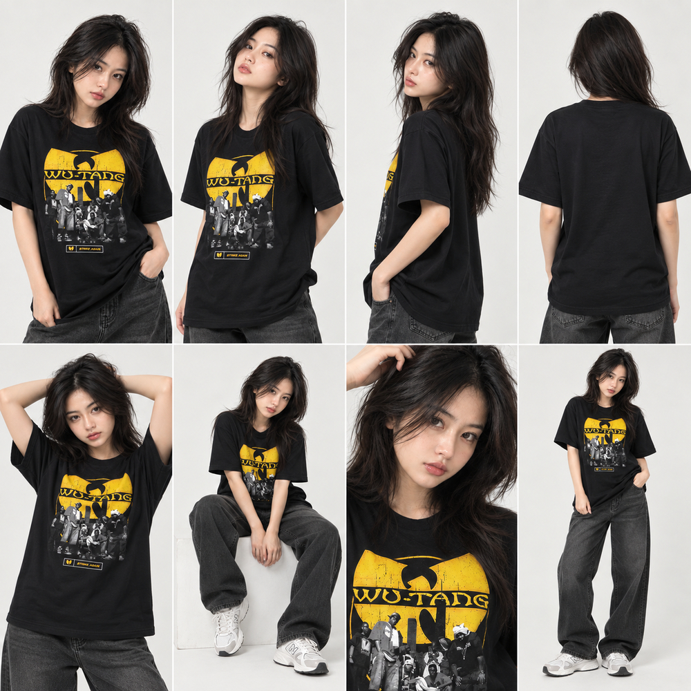 Kaos Wu Tang Clan Strike Again Tshirt Mercandise