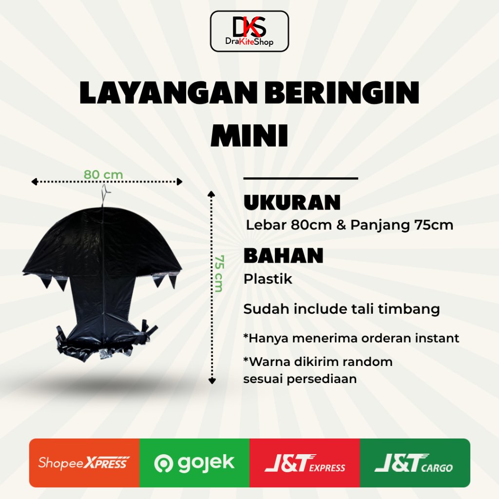 [HANYA INSTANT] Layangan Beringin Mini