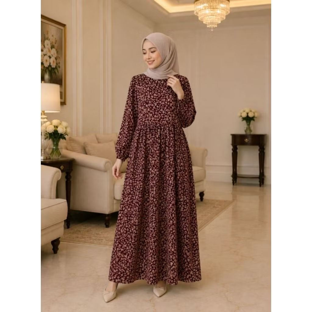 gamis harian tebel dan adem