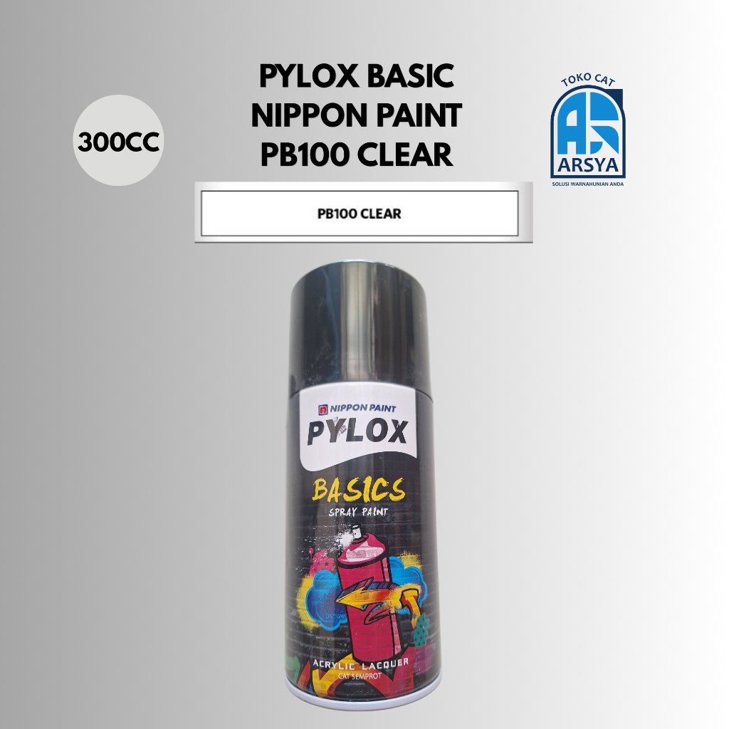 PYLOX CLEAR PB100 300CC CAT SEMPROT PYLOX BASIC NIPPON PAINT PILOK