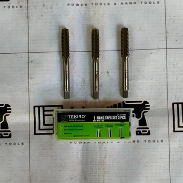 TEKIRO HAND TAPS SET 3PCS M10 X 1.5 HAND TAP HANDTAP M10X1.5 M10 X 1,5