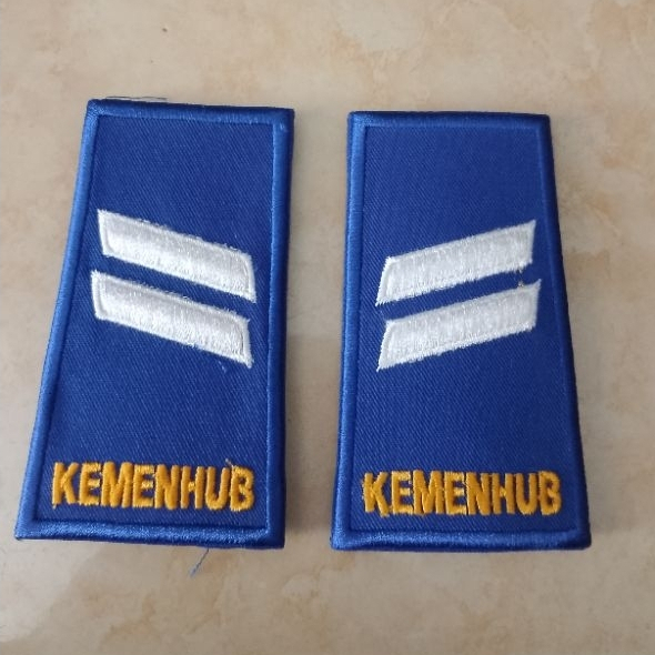 PANGKAT PPNPN KEMENHUB DISHUB PANGKAT EVOLET  PUNDAK DINAS Bordir Pundak  / Atribut  / Atribut PDH /