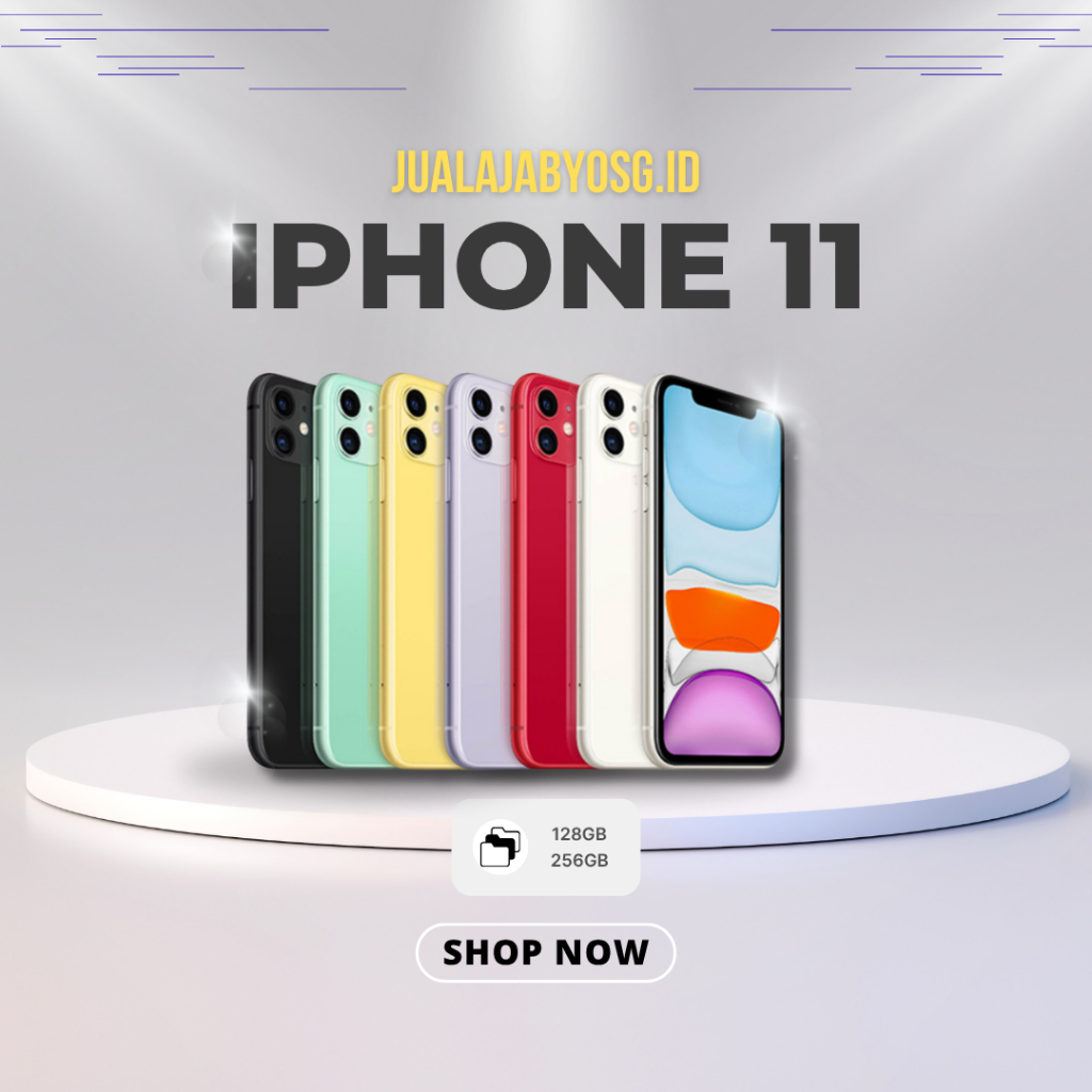 (KHUSUS CICILAN) Iphone 11Basic/Pro/Promax Second Ex inter Original - Garansi 3 Bulan siap pakai
