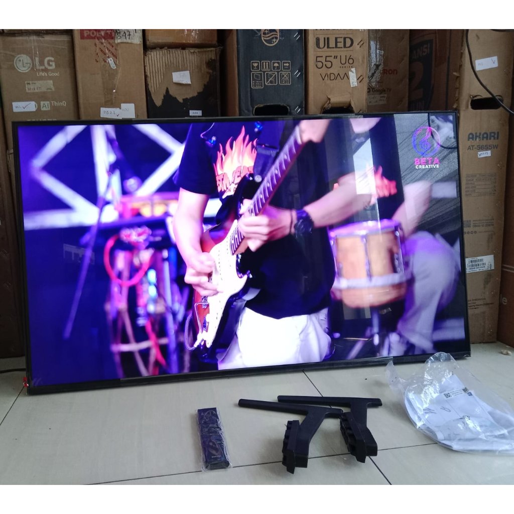 TV LED SMART 43INC SAMSUNG SUDAH BISA YOUTUBE WIFI DLL. KONDISI BEKAS MASI SEGEL, 284J6A