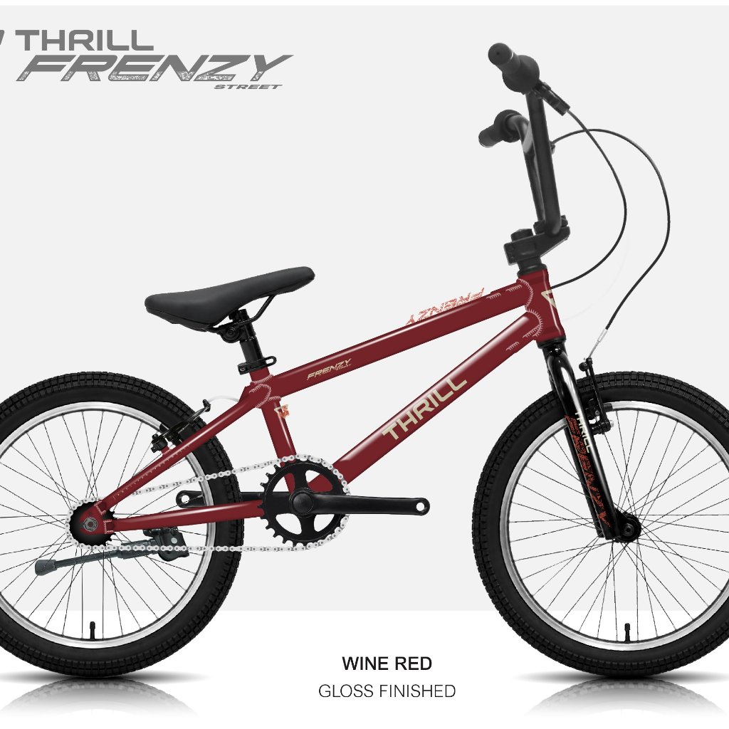 Thrill Frenzy Street Sepeda BMX 20 Inci Sepeda BMX Anak 20 Thrill Frenzy Street