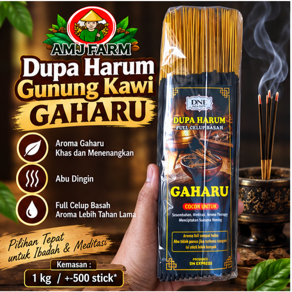 1 kg DUPA HARUM GAHARU Gunung Kawi PRODUSEN Hio / Dupo