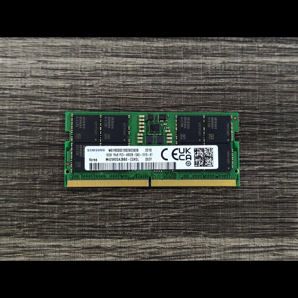 Samsung 16GB (1x16GB) 4800 SODIMM DDR5 RAM